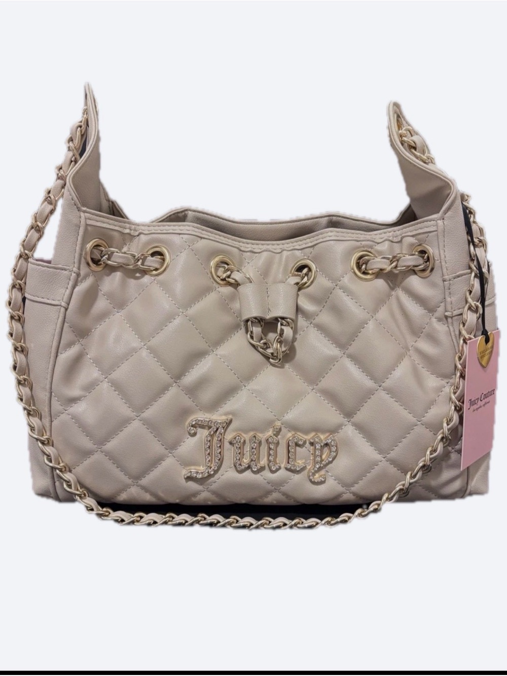 Juicy Couture Fashion Icon Bucket Bag in Sandstone